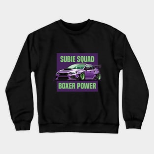 Subaru STI Car Art - Impreza WRX Widebody Modified Stance JDM Car Crewneck Sweatshirt